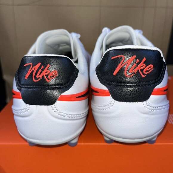 NEW Nike Tiempo Ligera Pro FG White Black Crimson HQ3158-106 Men Size 8 main image 8